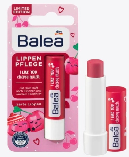 Balea العناية بالشفاه i like you cherry much, 4,8 g