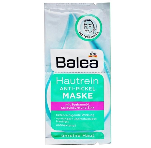 Balea Maske Hautrein Anti-Pickel, 16mlقناع تنظيف البشرة المضاد للبثور