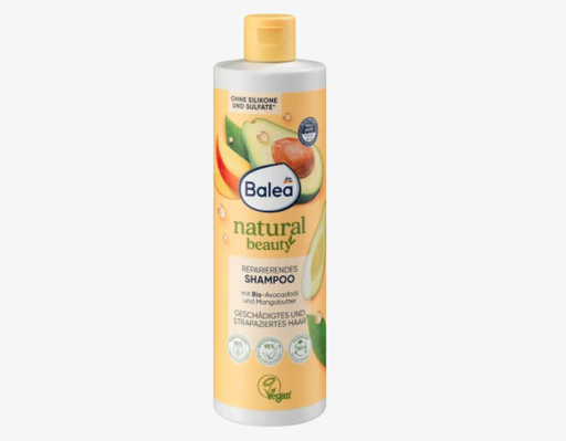 Balea Shampoo Natural Beauty Bio-Avocadoöl und Mangobutter 400ml