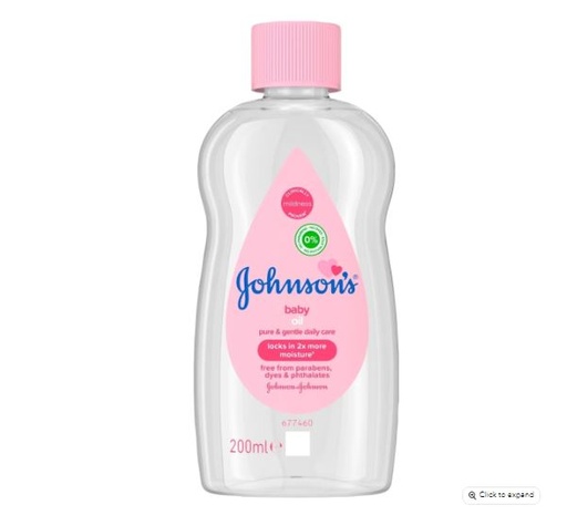 Johnsons Baby Oil Regular 200ml زيت اطفال