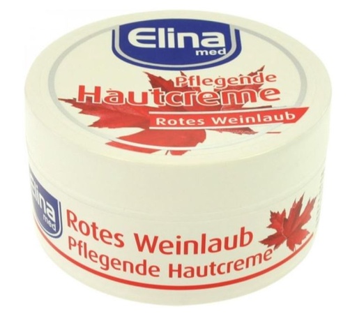 ELINA med Skin Cream Rode Wijnbladeren - 150ml