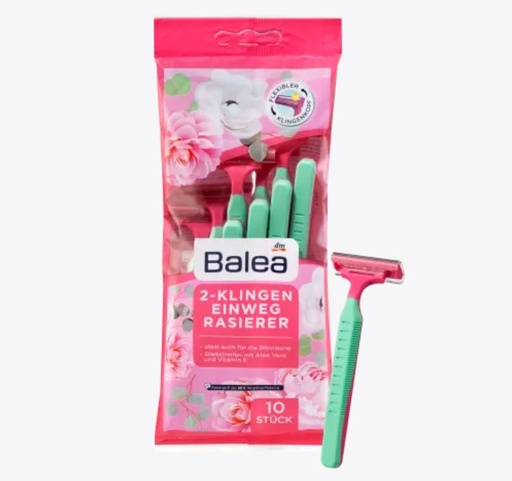 Balea شفرة حلاقة ذات 2 شفرات, Razors 10pc