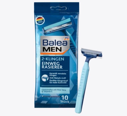 Balea MEN 10pc شفرة حلاقة 2 شفرات