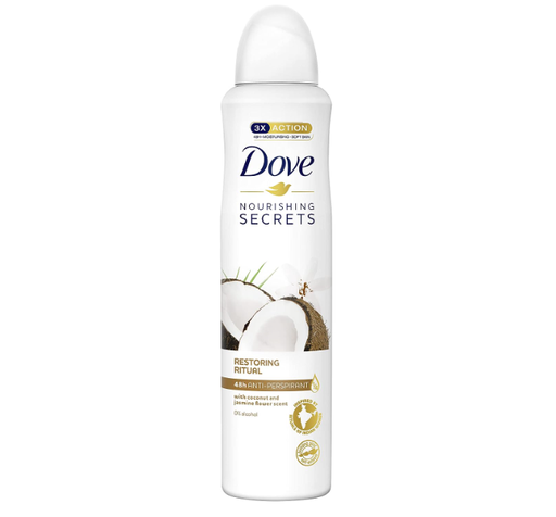 Dove Antiperspirant Aerosol Coconut And Jasmine Flower 250ml