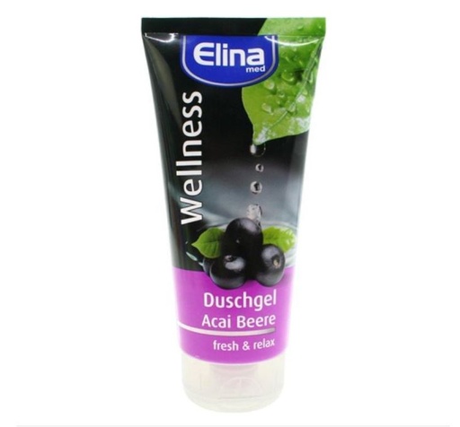 Elina Wellness Douche Gel Acaibeere 200ml in tube