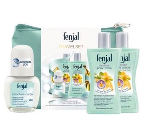 Fenjal Cadeaupack GP Travel Set Roll-on Sensitive 50ml +