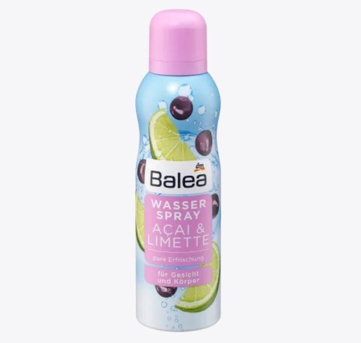 Balea Wasserspray Acai & Limette, 150ml بخاخ ماء أكي وجير