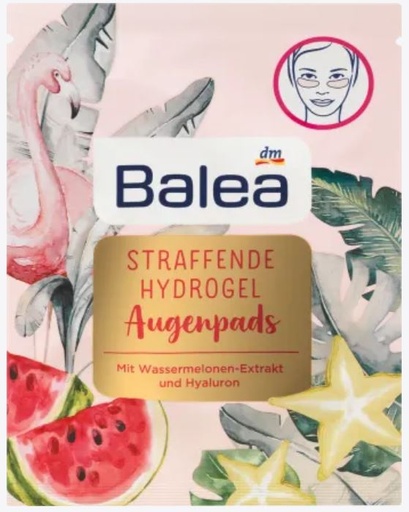 Balea Augenpads/ضمادات العين Hydrogel Wassermelone-Sternfrucht, 2 St