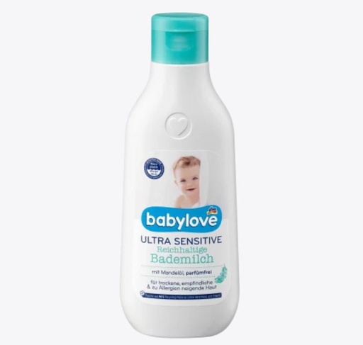 Babylove Bademilch/حليب الاستحمام ultra sensitive, 250 ml