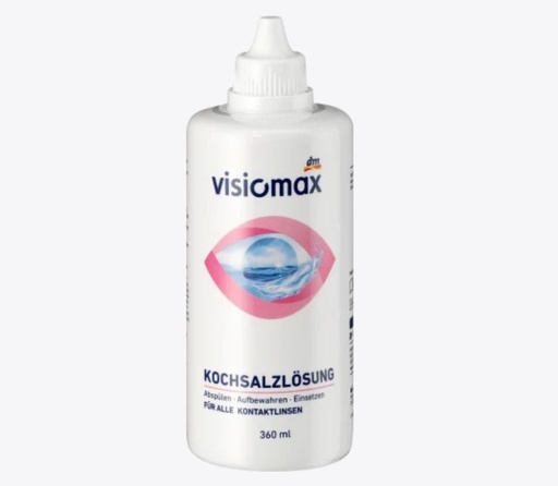 VISIOMAX منتجات العناية بالعدسات اللاصقة محلول ملحي, ml360