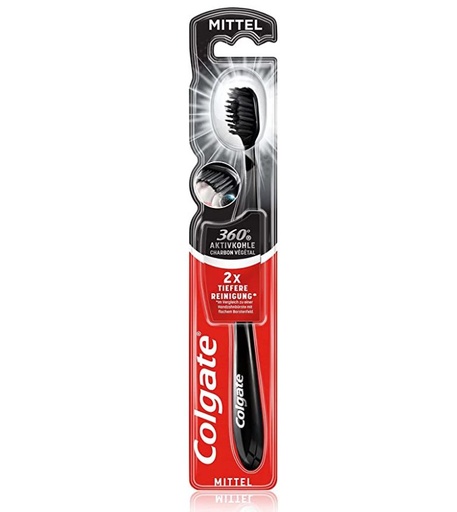 colgate tooth brush black